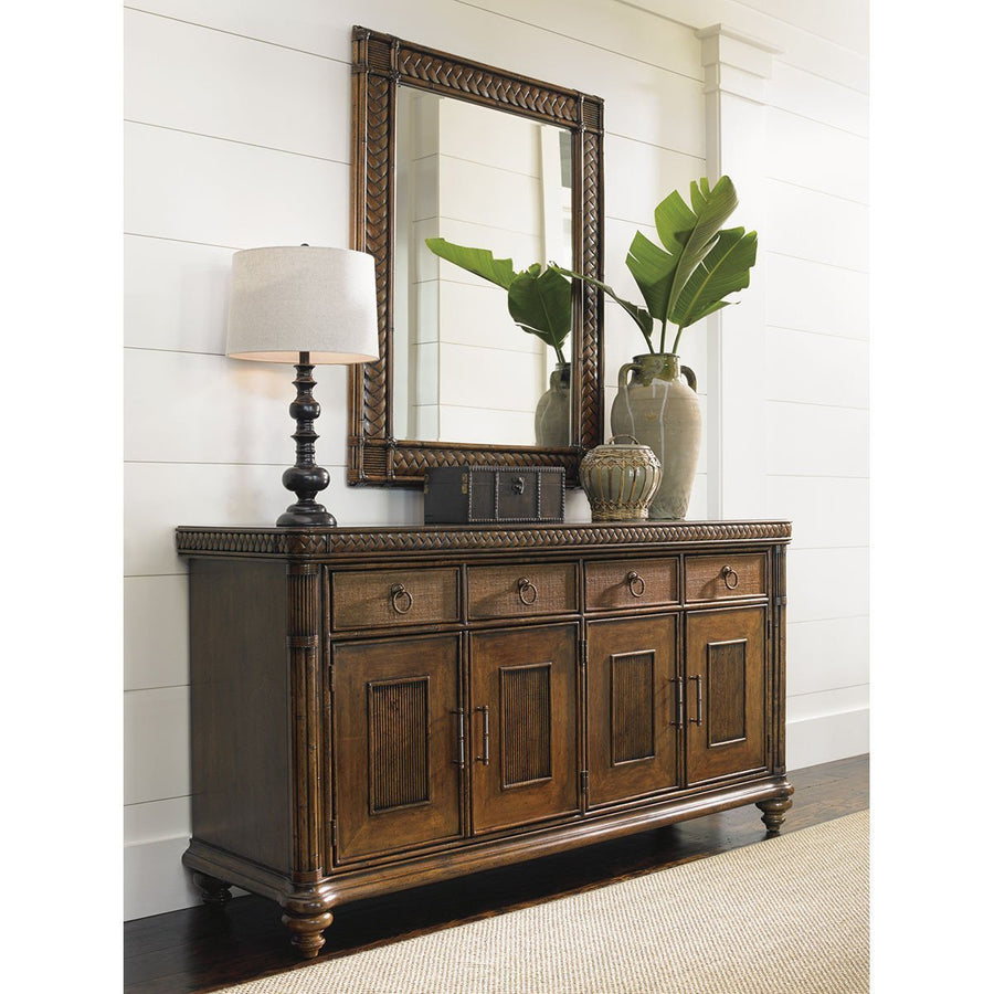 Tommy Bahama Bali Hai Medium Brown Trident Buffet