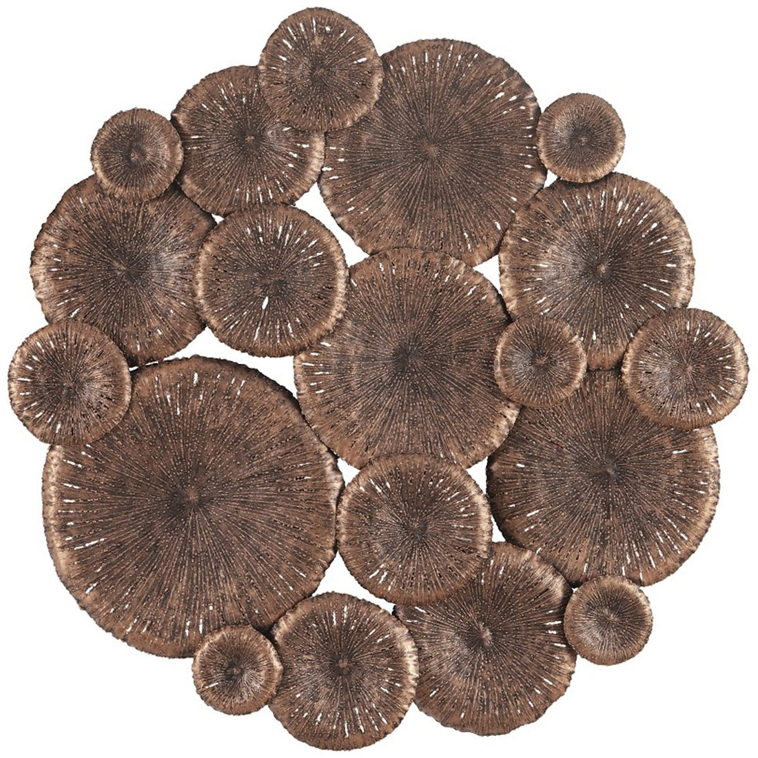 Phillips Collection Lotus Collage Round Wall Decor