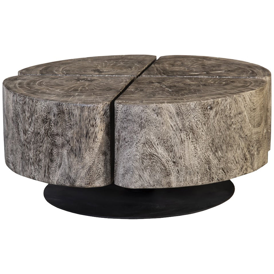 Phillips Collection Clover Gray Stone Coffee Table