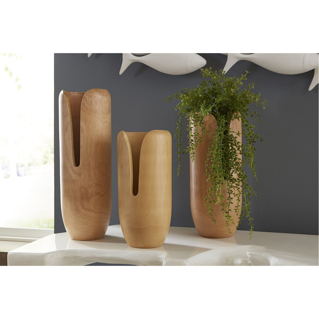 Phillips Collection Interval Wood Vase