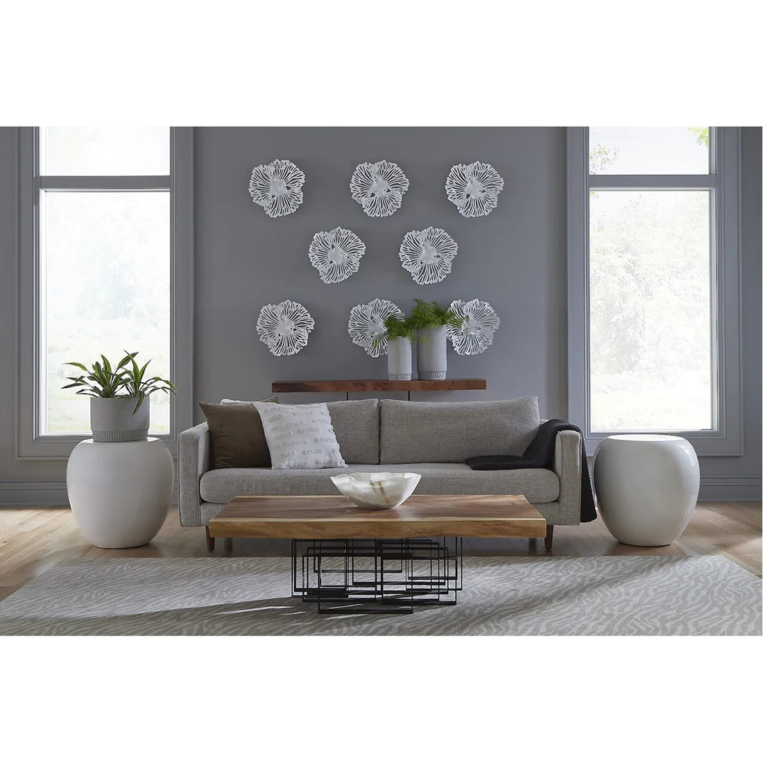 Phillips Collection Flower Metal Wall Art