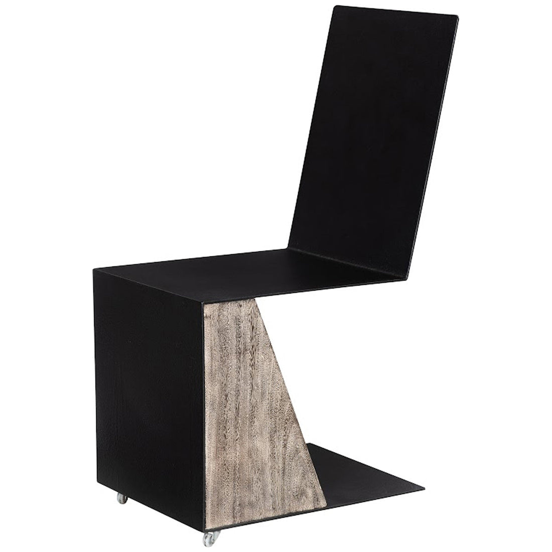 Phillips Collection Block Chair with Casters