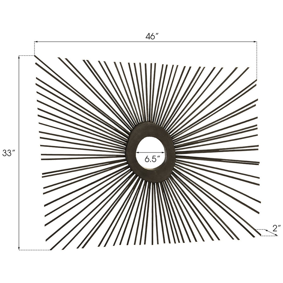 Phillips Collection Spoke Square Mirror