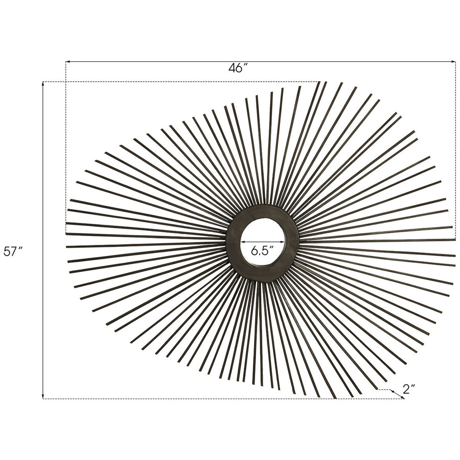 Phillips Collection Spoke Ovoid Mirror