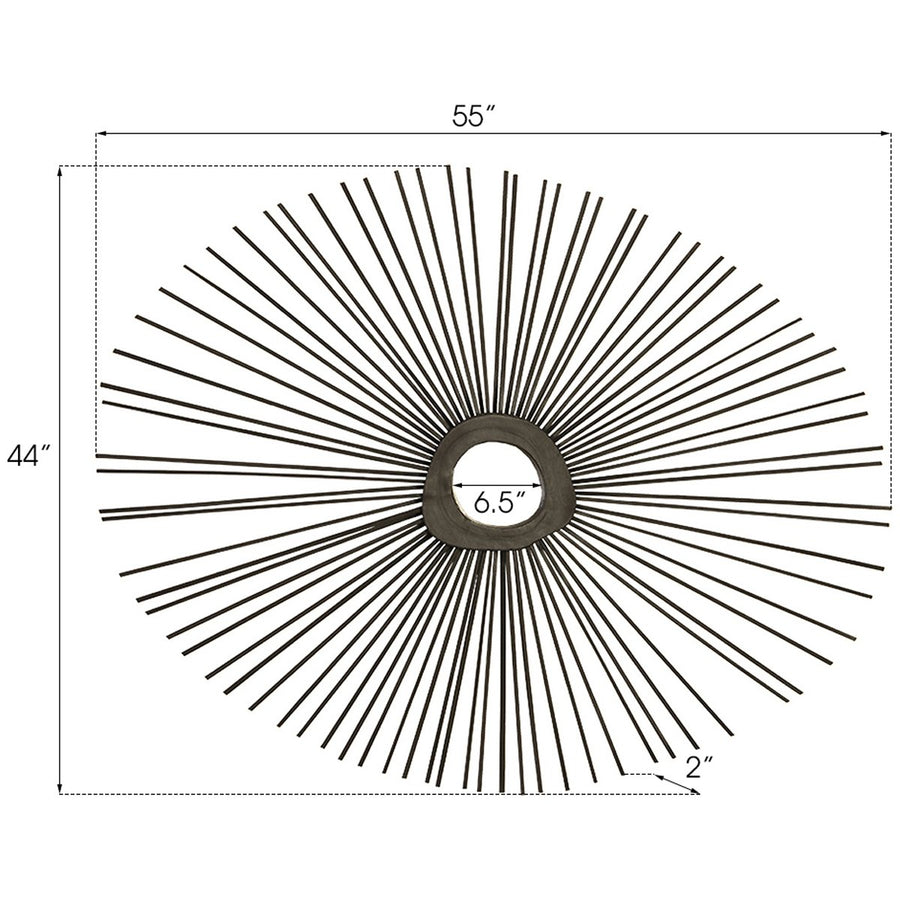 Phillips Collection Spoke Round Mirror