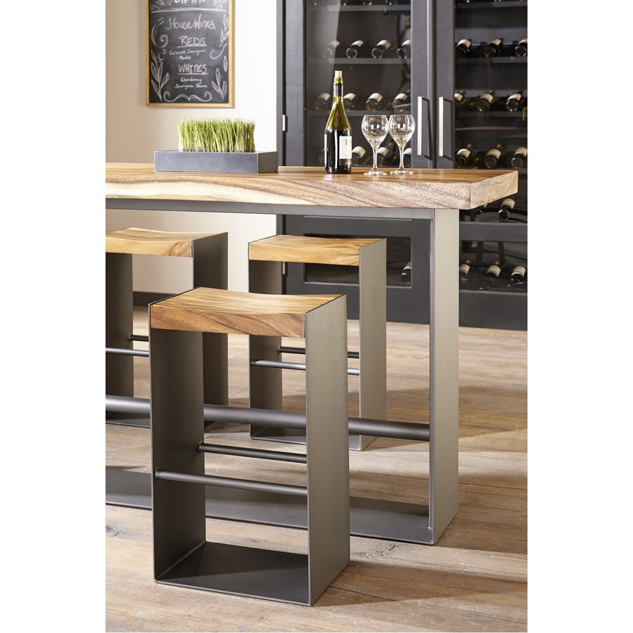 Phillips Collection Iron Frame Bar Stool