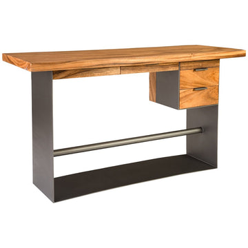 Phillips Collection Iron Frame Standing Desk with Drawers