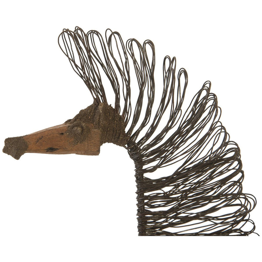 Phillips Collection Large-Body Wire Horse Sculpture