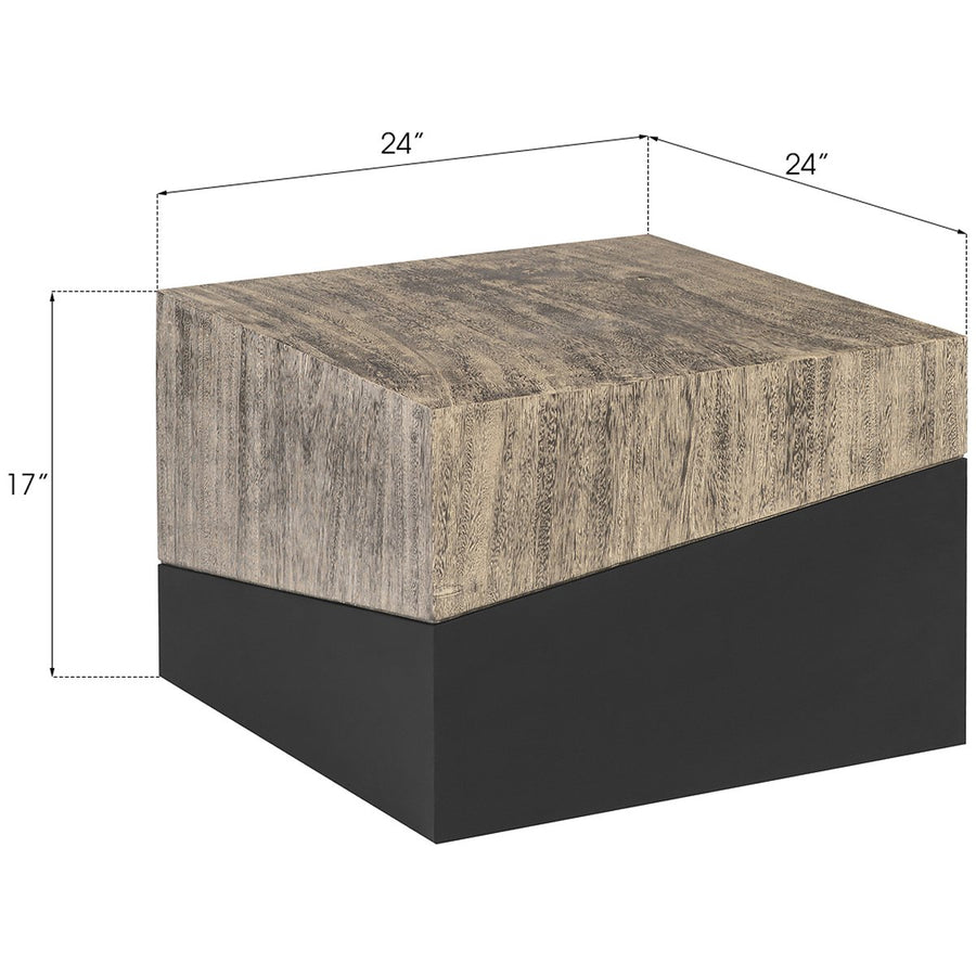 Phillips Collection Geometry Square Coffee Table