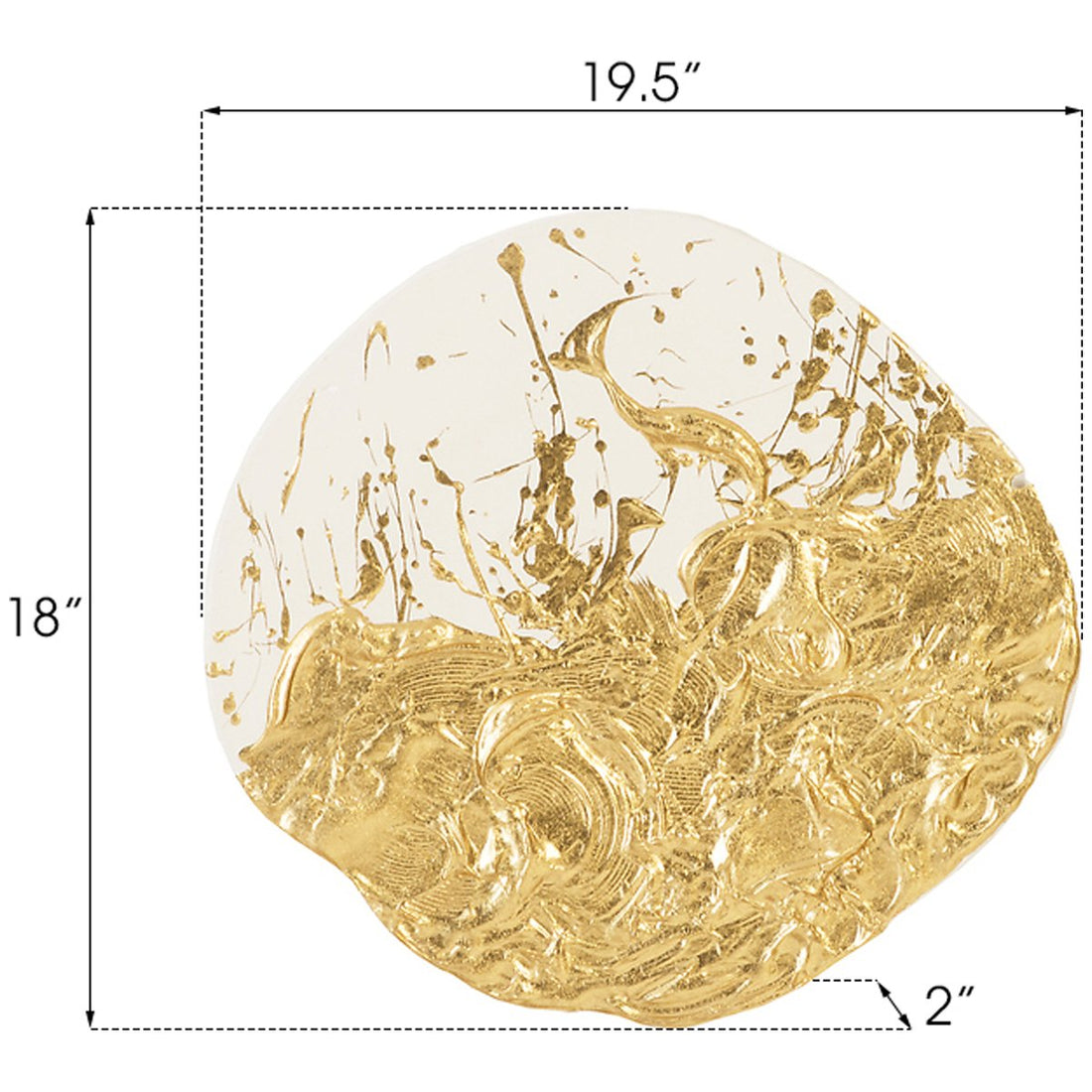 Phillips Collection Wisp Gold Wall Tile