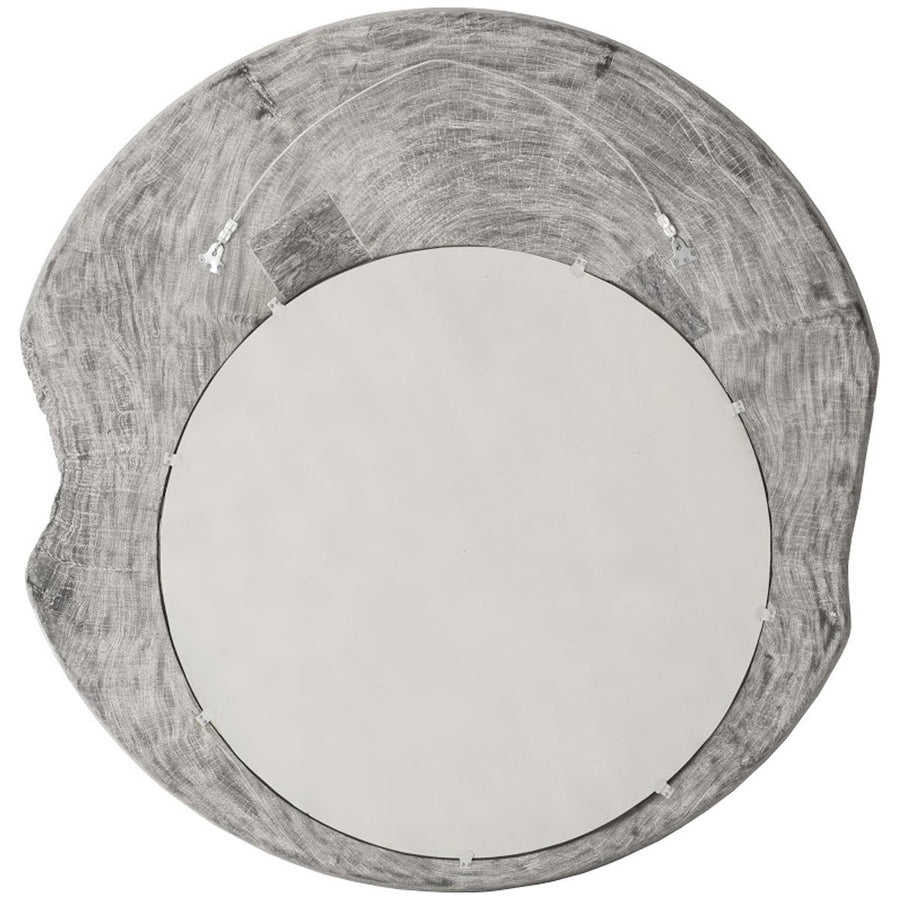 Phillips Collection Wood Round Wall Mirror