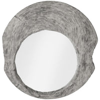 Phillips Collection Wood Round Wall Mirror