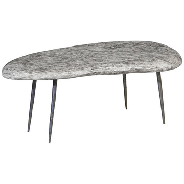 Phillips Collection Skipping Stone Medium Gray Coffee Table