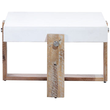 Lillian August Santorini Square Outdoor End Table