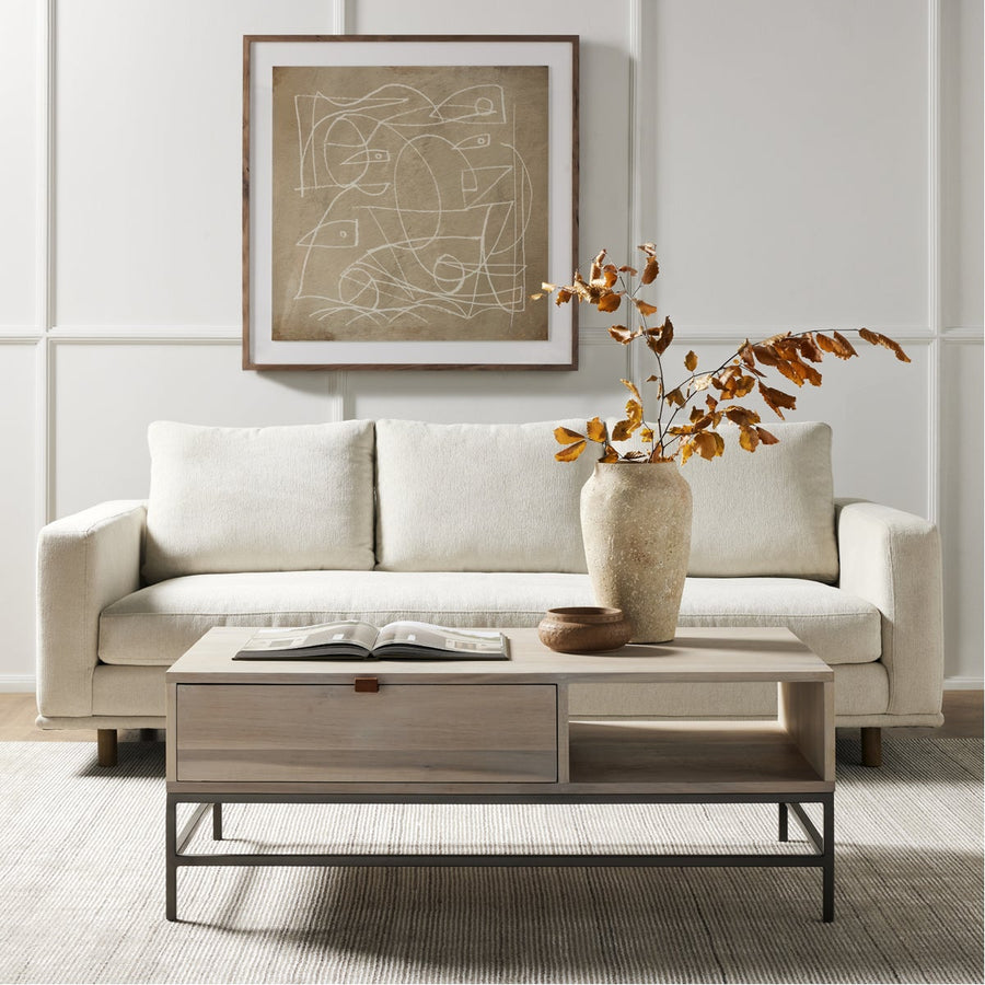 Four Hands Centrale Dom Sofa - Bonnell Ivory