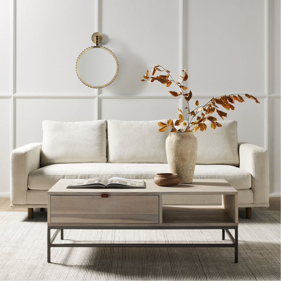 Four Hands Centrale Dom Sofa - Bonnell Ivory