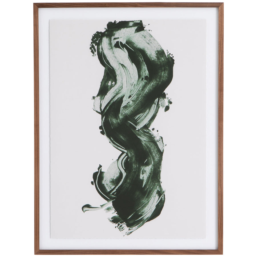 Four Hands Art Studio Green Stroke by Gold Rush Art Co.