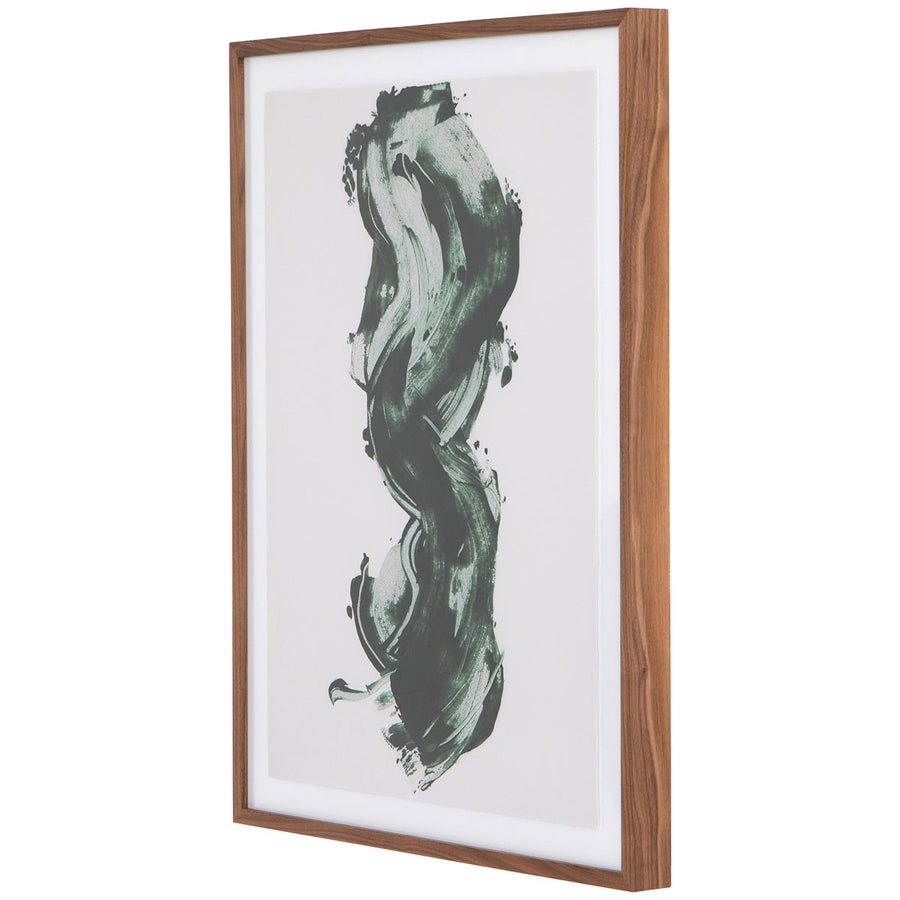 Four Hands Art Studio Green Stroke by Gold Rush Art Co.