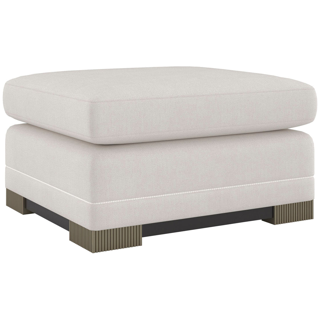 Caracole Upholstery Deep Retreat Edge Ottoman