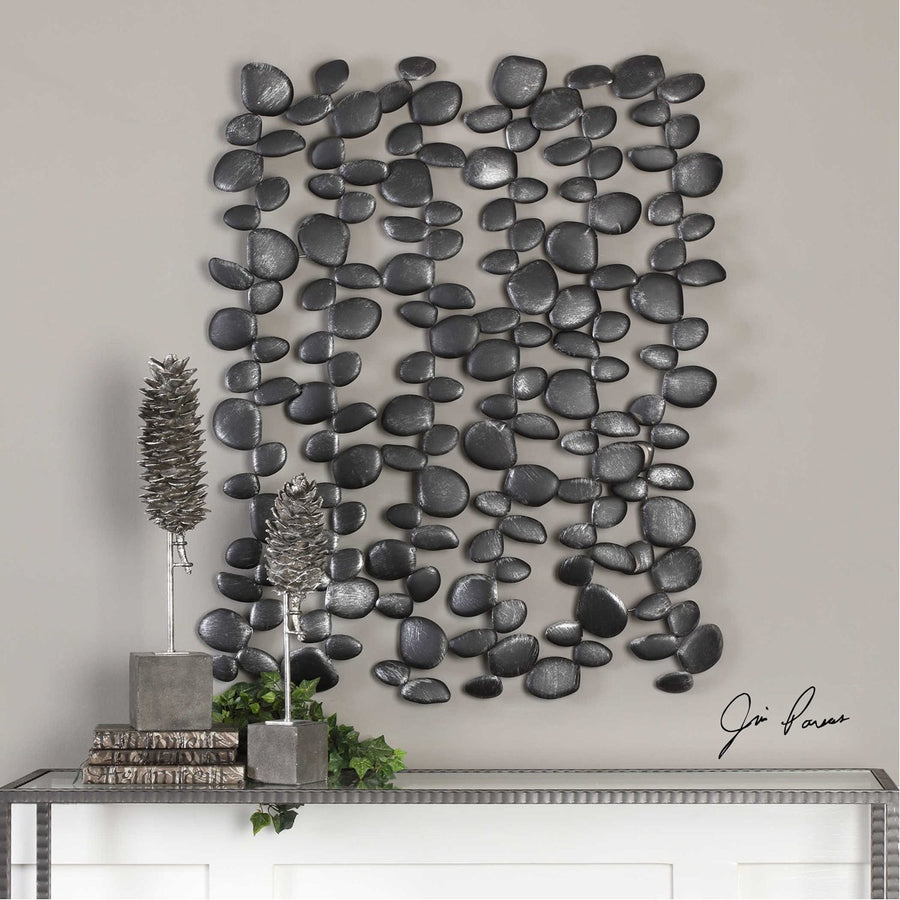 Uttermost Skipping Stones Forged Iron Wall Art