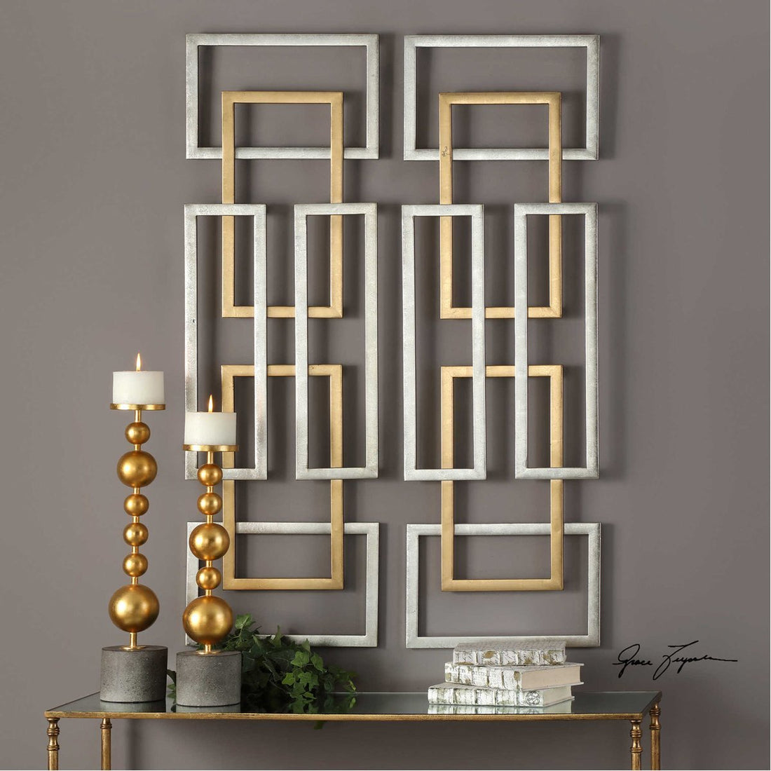 Uttermost Aerin Geometric Wall Art, Set of 2