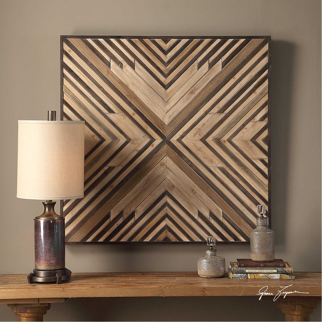 Uttermost Floyd Wooden Wall Art