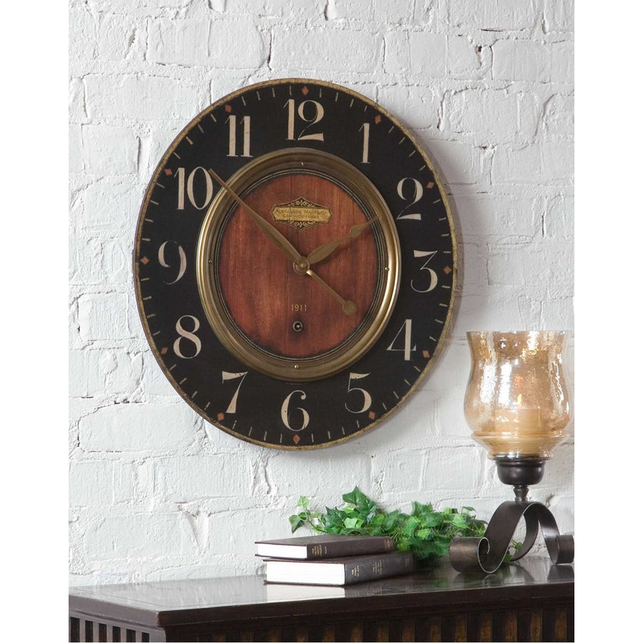 Uttermost Alexandre Martinot 23-Inch Wall Clock