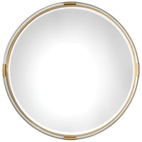 Uttermost Mackai Round Gold Mirror