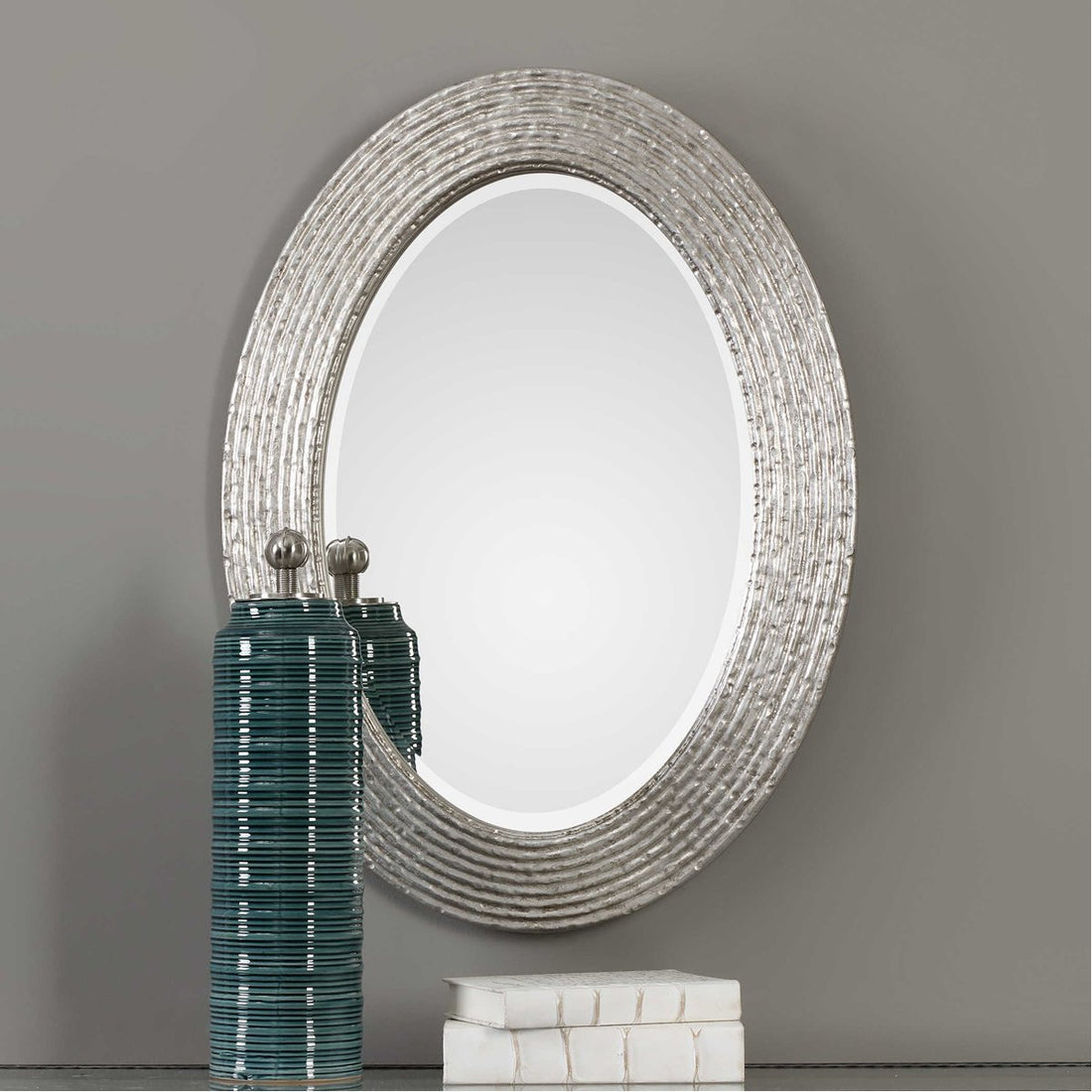 Uttermost Conder Oval Silver Mirror