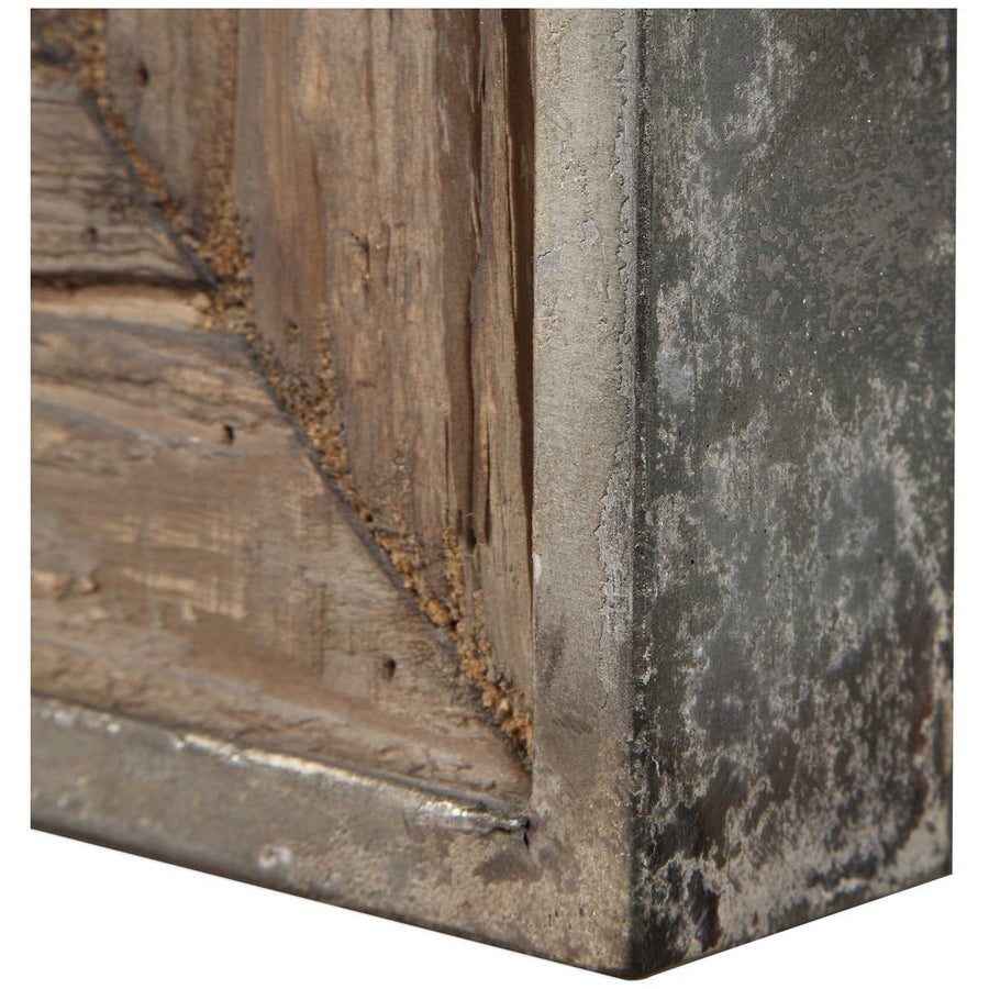 Uttermost Siringo Weathered Wood Mirror