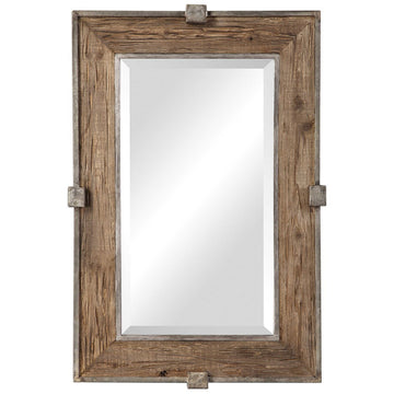 Uttermost Siringo Weathered Wood Mirror