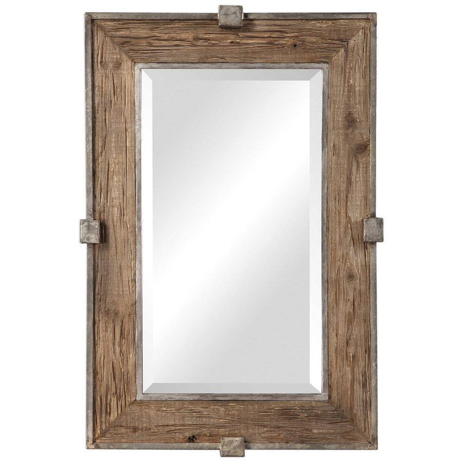 Uttermost Siringo Weathered Wood Mirror