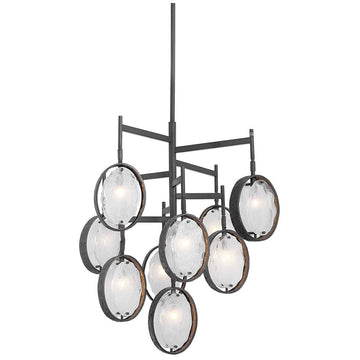 Uttermost Maxin Dark Bronze 9-Light Chandelier