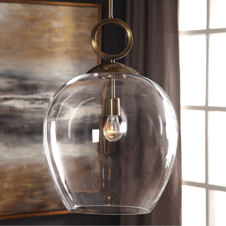 Uttermost Calix Large Blown Glass 1-Light Pendant