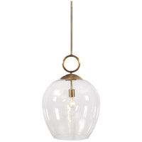 Uttermost Calix Large Blown Glass 1-Light Pendant