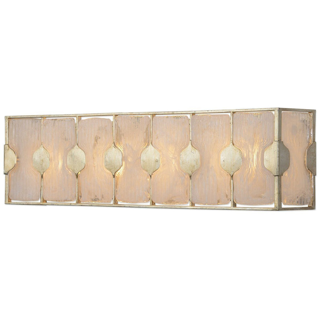 Uttermost Rene 4-Light Swirl Glass Vanity Strip Lighting