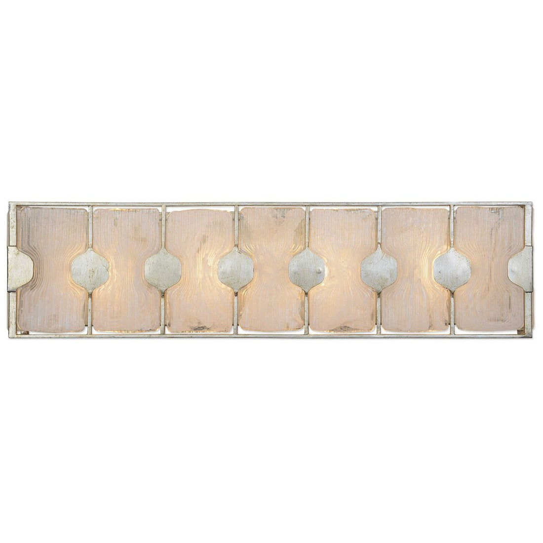 Uttermost Rene 4-Light Swirl Glass Vanity Strip Lighting