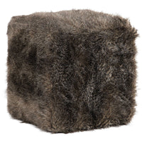 Uttermost Jayna Fur Ottoman