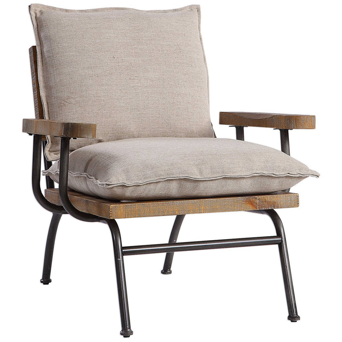 Uttermost Declan Industrial Accent Chair