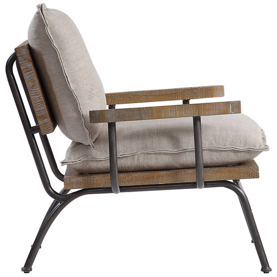 Uttermost Declan Industrial Accent Chair