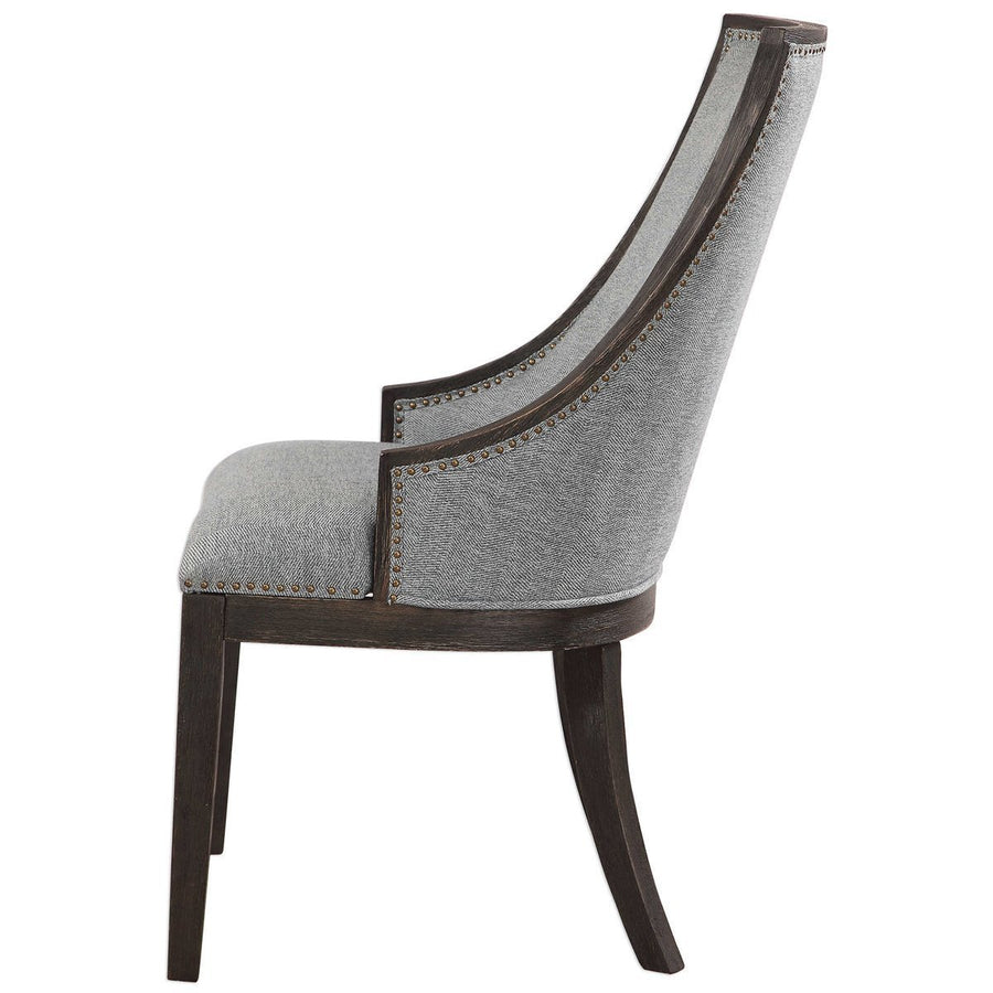 Uttermost Janis Ebony Accent Chair