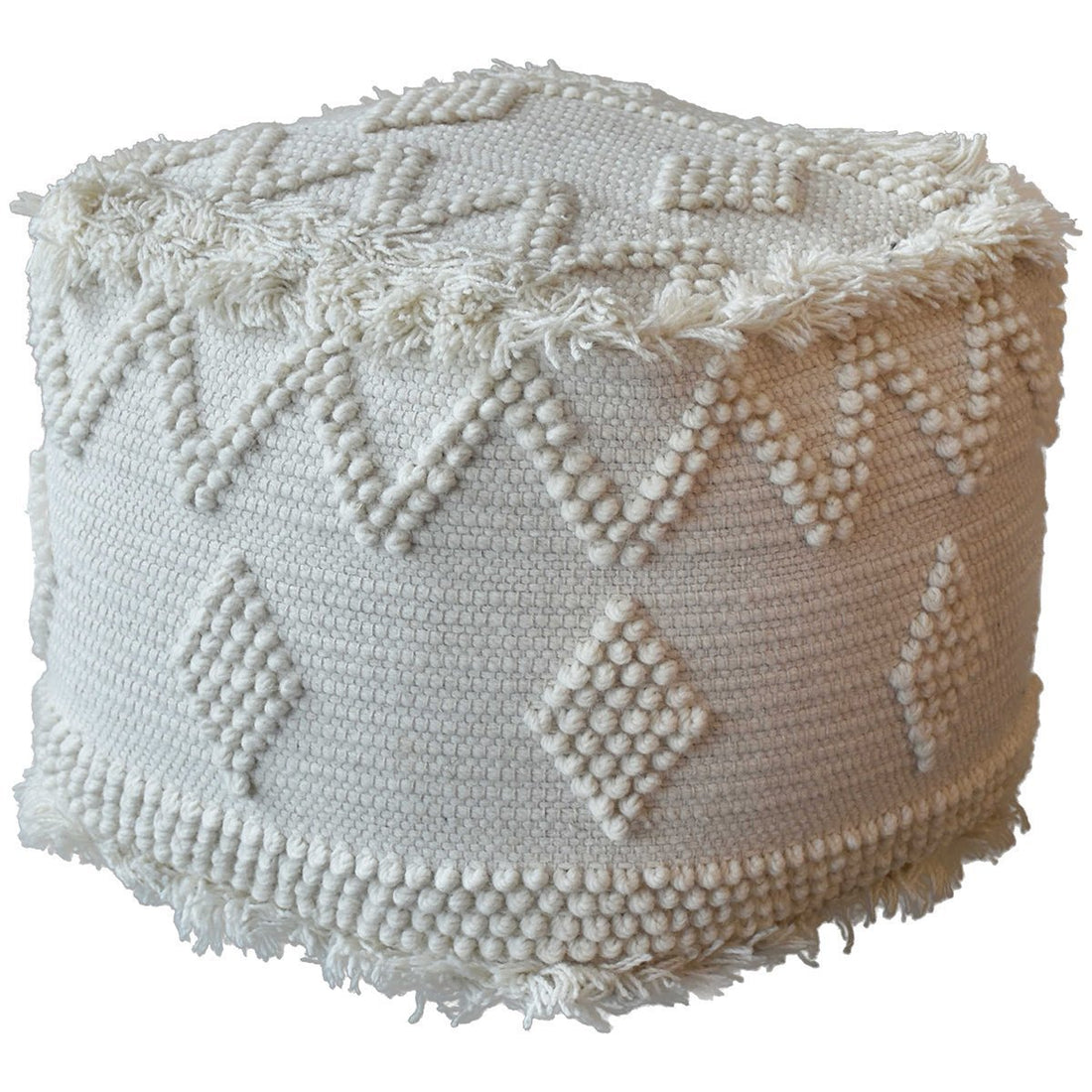 Uttermost Uriah Ivory Pouf