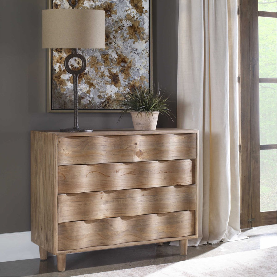 Uttermost Crawford-Light Oak Accent Chest