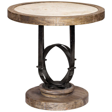 Uttermost Sydney-Light Oak Side Table