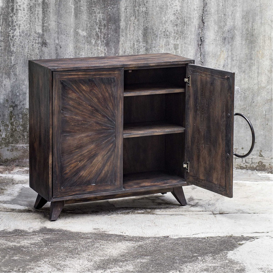 Uttermost Kohana Black Console Cabinet