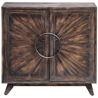 Uttermost Kohana Black Console Cabinet