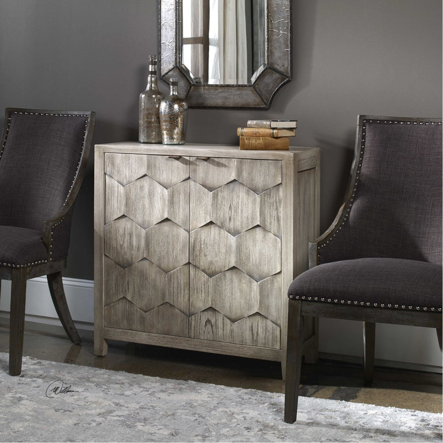 Uttermost Catori Smoked Ivory Console Cabinet