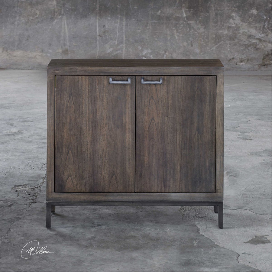 Uttermost Nadie-Light Walnut Console Cabinet