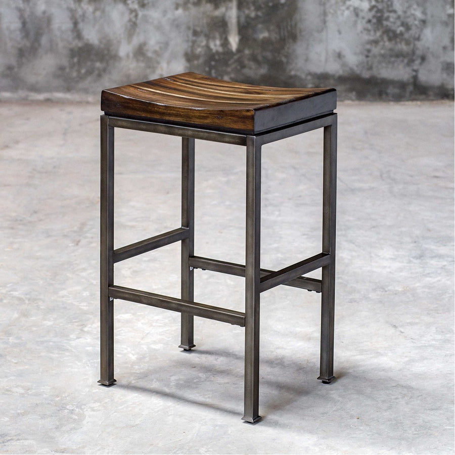 Uttermost Beck Industrial Bar Stool