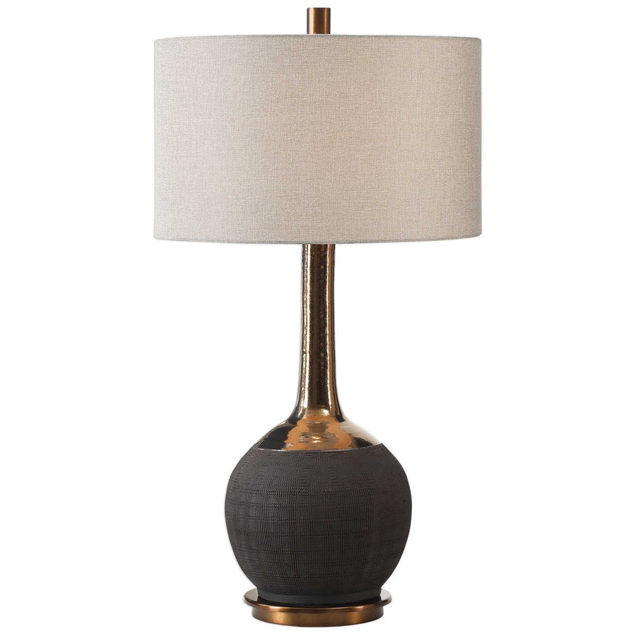 Uttermost Arnav Textured Black Lamp